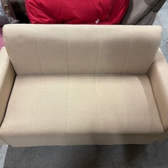 値下げしました！ファブリックソファー　2人掛けソファー　0111-08の画像