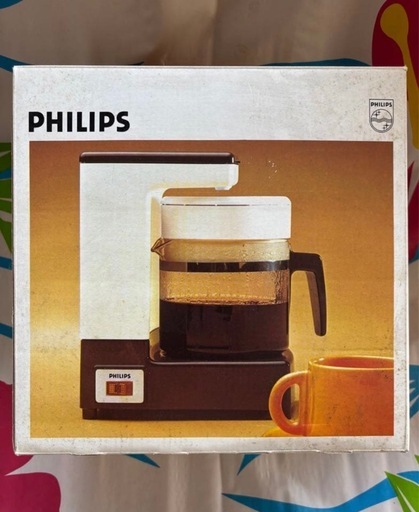 昭和レトロ　PHILIPS コーヒーメーカー HD 5113B 未使用