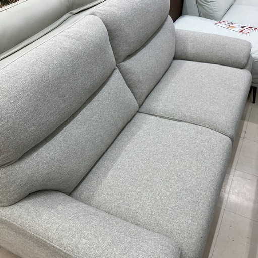 お買い得　中古品　ニトリ　ハイバック2.5人掛けソファ　グレー　公田店