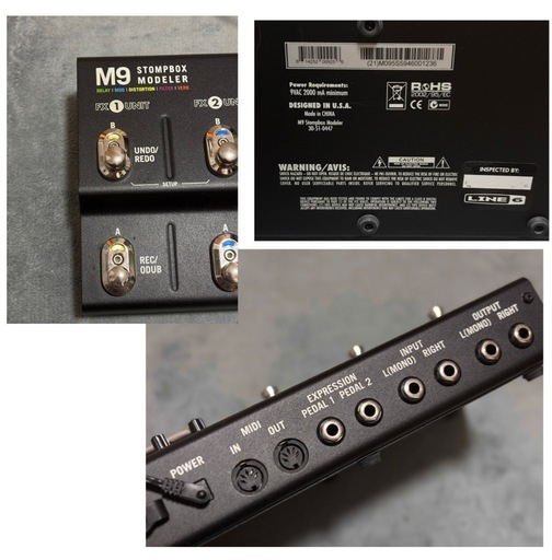 LINE6 M9 Stompbox Modeler エフェクター【ジャンク】