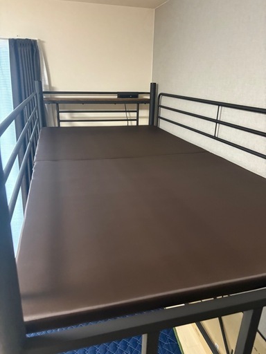 【売約済み】スチール製二段ベッド　中古品　分解済み