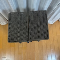 ニトリ　3段収納　スリムワゴン　3段 ライラ(DBR) 　2個セットの画像