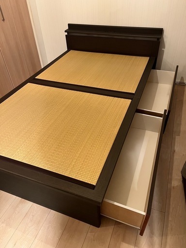 【お取引中】ニトリのセミダブルベッド
