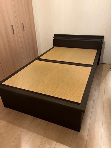 【お取引中】ニトリのセミダブルベッド