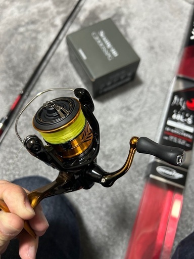 シマノ　ソアレbb 超美品アジングリール　ライン付き
