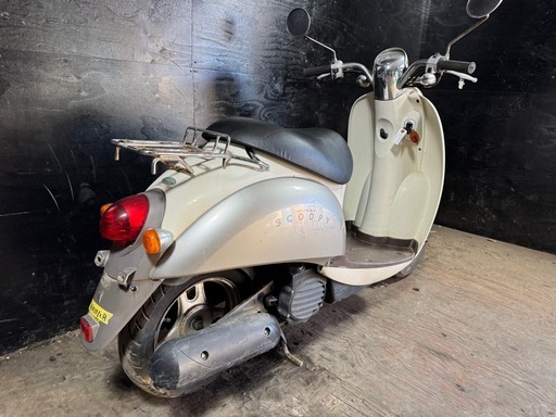 ★支払い総額4.2万円★関東圏内即日配送可能！ホンダ クレアスクーピーi AF55 オシャレ原付！リアキャリア付き！バッテリー新品！