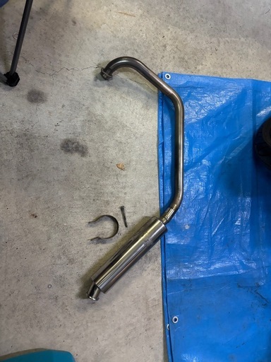 エイプ50キャブ車マフラー (アイイチローー) 桟橋通五丁目のホンダの