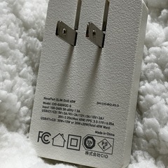 値下げ応相談CIO NovaPort SLIM DUO　45W 充電器 USB-C PD 薄型 2ポート 13mm GaN 高出力 小型 急速充電器 タイプcの画像