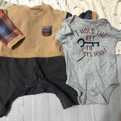 長袖ロンパース(薄手) 70の画像