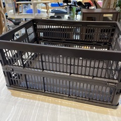 【カゴ】【折りたたみ】※在庫２点★クリーニング済み【管理番号0111】野の画像