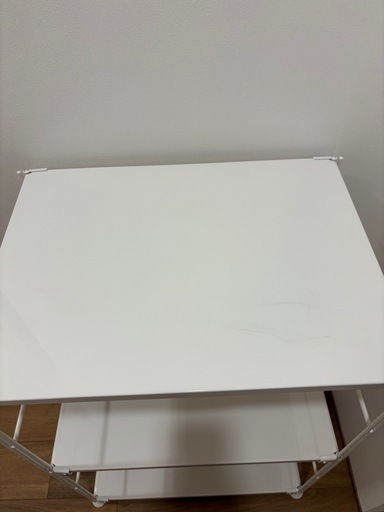 無印良品　　スチールユニットシェルフ小　ライトグレー