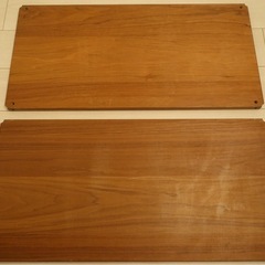 【取引終了】無印良品 ステンレスユニットシェルフ　ステンレス帆立中+棚ウォールナット材 の画像