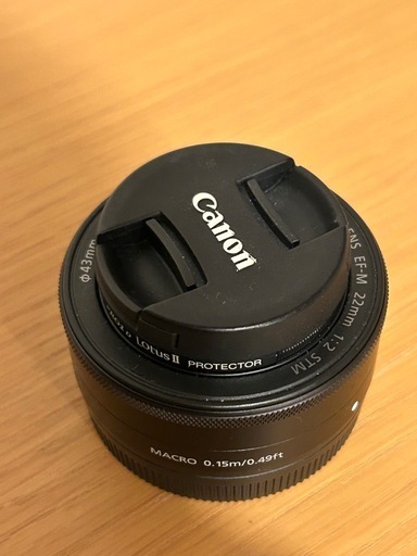 明るくてぼけが綺麗な単焦点レンズCanon EF-M 22mm F2フィルム付き