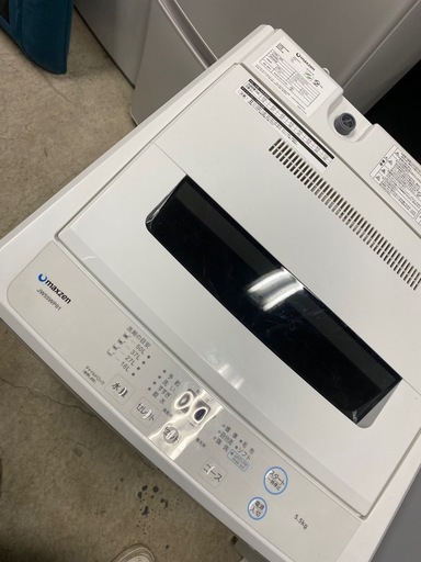 洗濯機　　マクスゼン　2021