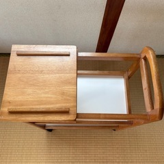 木製ワゴン キャスター付き の画像