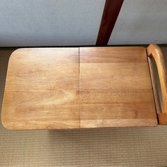 木製ワゴン キャスター付き の画像