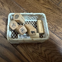 木製スタンプ 6点セットの画像