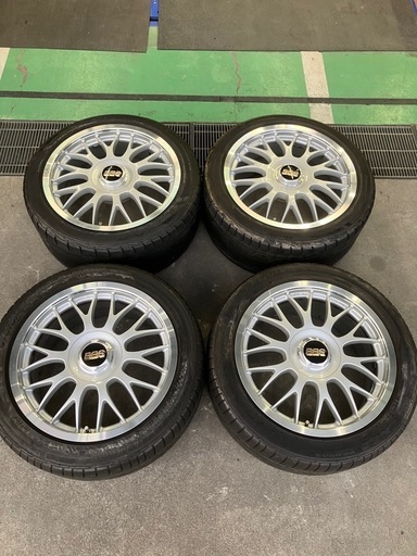 【配達可】アルミ高騰中！　BBS RG243 RG245 17インチアルミホイールsetタイヤはおまけ