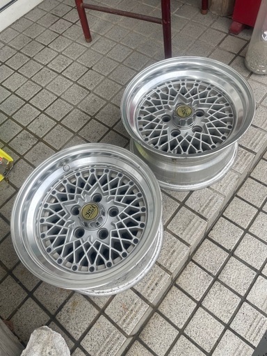SSR メッシュ 7.5J offset-3 5穴 PCD114.3 セドリックグロリア Y30 Y31センターキャップ付き Bタイプ 深リム 旧車 当時物 2本