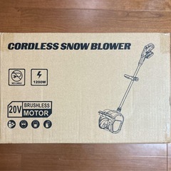 電動除雪機❣️コードレス除雪器具 ブラシレスモーター 電動除雪スコップ 幅32㎝の画像