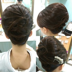 ヘアセットレッスンの画像