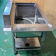 マルゼン左側ソルイドシンクゴミ籠付き 1100x650x810(+150)の画像