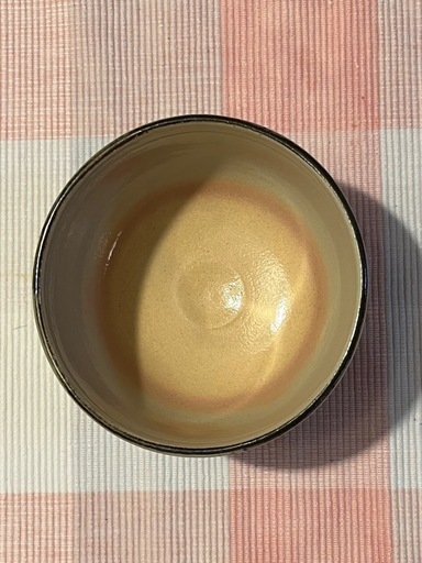 中村秋峰作　抹茶碗　乾山写　蔦絵