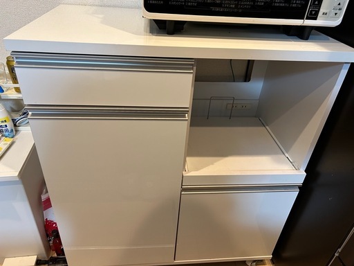 【お渡し決まりました】キッチンカウンター　レンジ台　収納
