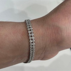 k14ホワイトゴールドブレスの画像