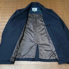 TK 濃紺　ダブルブレストピーコート サイズ2 Mかな？の画像