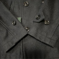 TK 濃紺　ダブルブレストピーコート サイズ2 Mかな？の画像