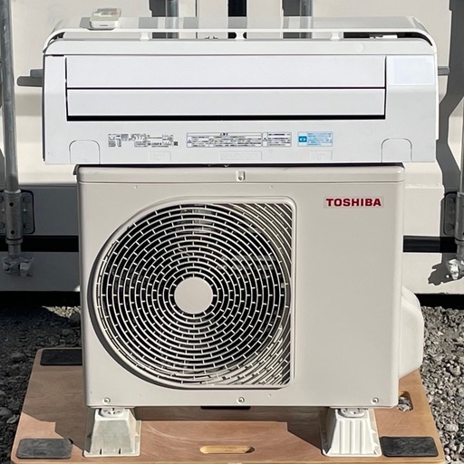 標準工事費込み ! ◇東芝 エアコン 6畳用 2019年製 空清 内部クリーン 