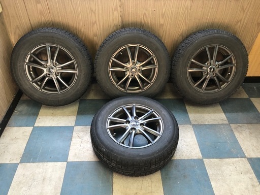 アルミホイル付きタイヤ 4本セット