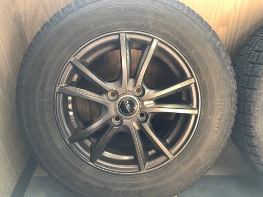 アルミホイル付きタイヤ 4本セット