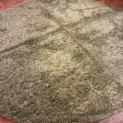 【ニトリ】円形ラグ　カーペットの画像