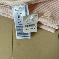 baby GAP 細リブ ブランケット の画像