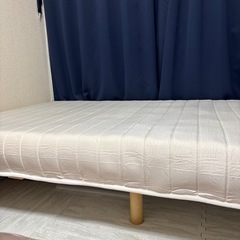 180cm ショートシングルベッドの画像