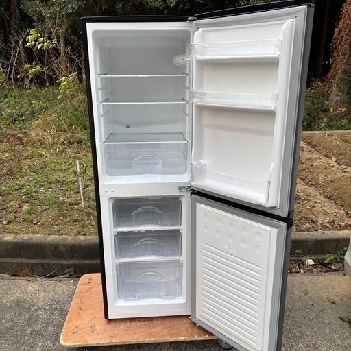 ?【⭐️全額返金保証⭐️】　 2024年製　マクスゼン 冷蔵庫 直冷式 140L JR142HM01WH 2ドア グレー キッチン家電