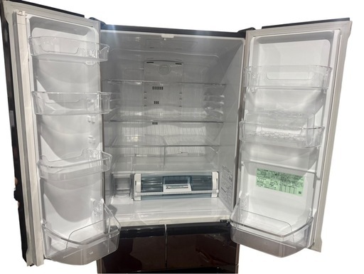 【決まりました】?激安?◯【美品】日立 HITACHI ノンフロン冷凍冷蔵庫 R-XG4300G 2017年 観音開き 6ドア 430