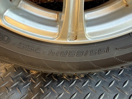 【23年製】155/65R14 ダンロップ　エナセーブ204 アルミ　4本セット