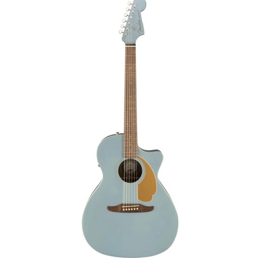 極美品 Fender Newporter Player Ice Blue Satin フェンダー アコギ