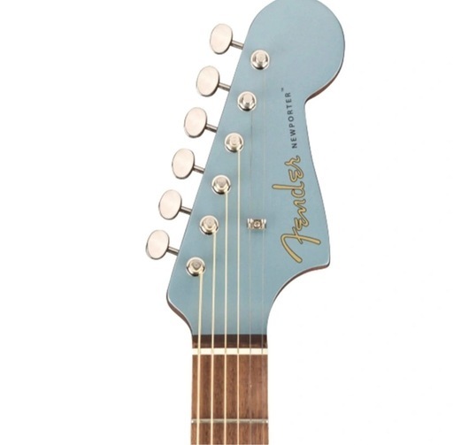 極美品 Fender Newporter Player Ice Blue Satin フェンダー アコギ