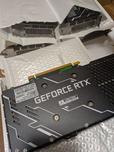 価格交渉可／数量相談／配送可／ グラボ グラフィックボード 玄人志向 GG-RTX3060-E12GB/OC/DF 12GB 新品同様