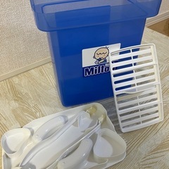 【4点セット】電動搾乳機、ミルトンケース、母乳パッド、母乳バックの画像