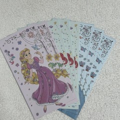 ラプンツェル 封筒とメモ用紙 8枚セットの画像