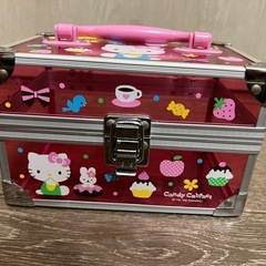 ハローキティ 透明　収納ボックスの画像