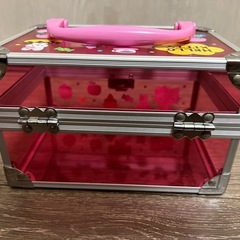 ハローキティ 透明　収納ボックスの画像