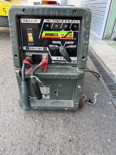 ダイワのバッテリー溶接機「SBW150DII」です。﻿