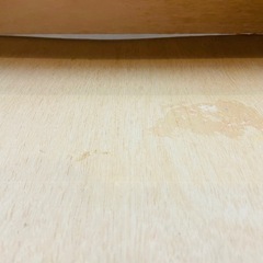 無印良品⭐︎高級無垢材デスク（引出付）オーク材の画像