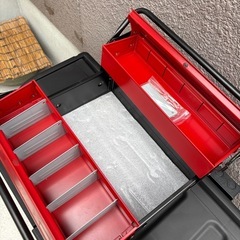 TONE ツールボックス BX420S レッド 工具箱の画像